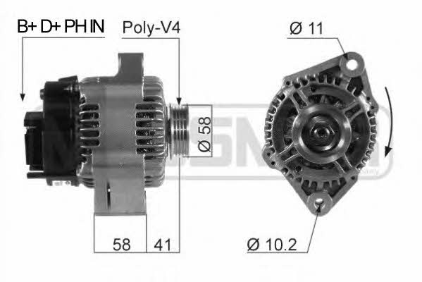 Messmer 210529 Alternator 210529