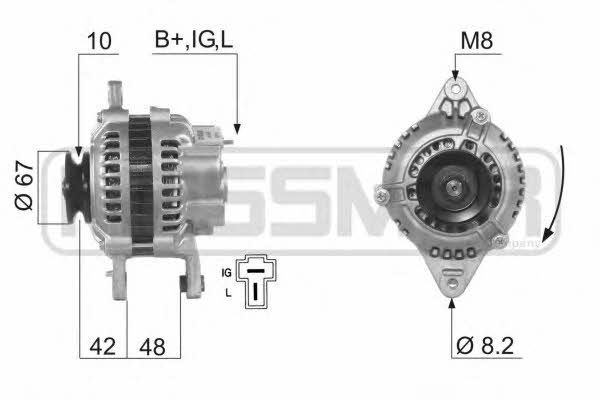 Messmer 210609 Alternator 210609