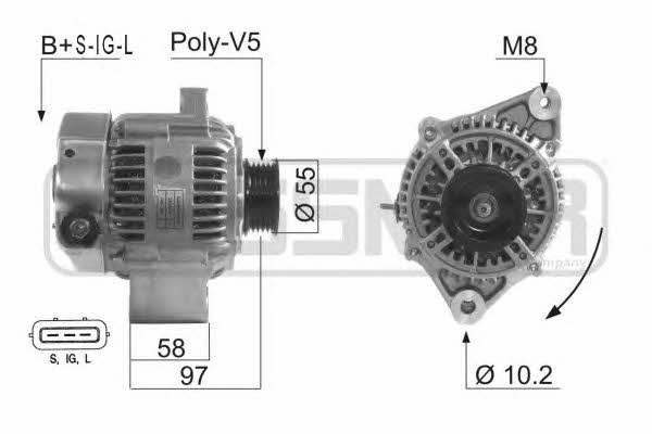 Messmer 210628 Alternator 210628