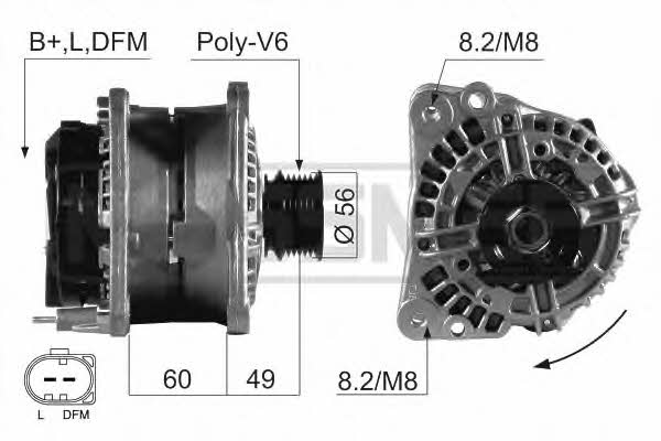 Messmer 210632 Alternator 210632