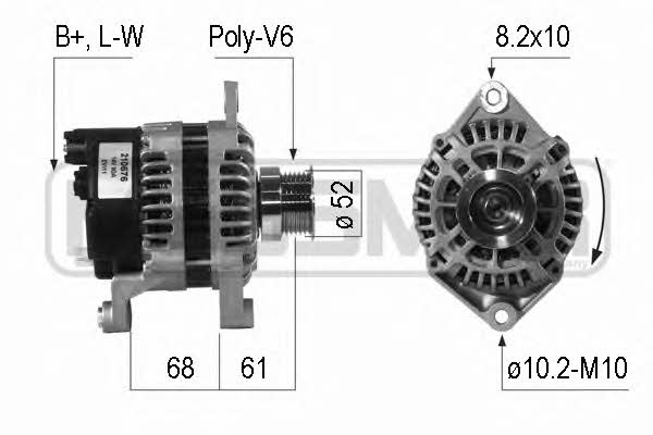 Messmer 210676 Alternator 210676