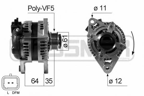 Messmer 210688 Alternator 210688