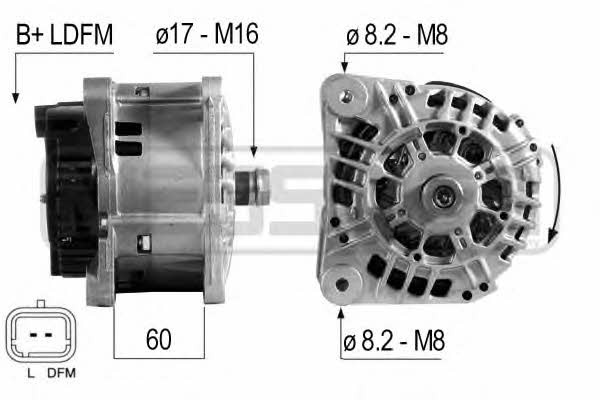 Messmer 210701 Alternator 210701