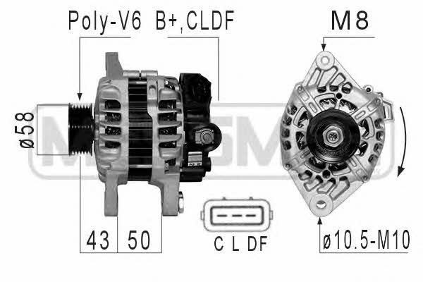 Messmer 210819 Alternator 210819