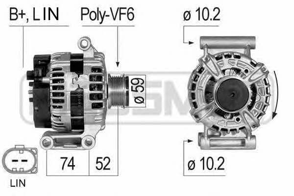 Messmer 210835 Alternator 210835