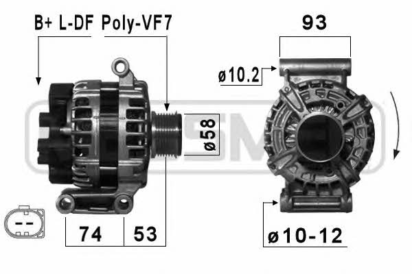 Messmer 210862 Alternator 210862