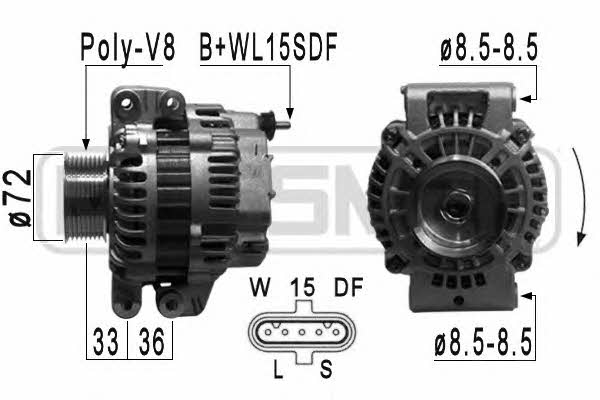 Messmer 210817 Alternator 210817