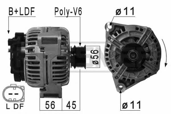 Messmer 210891 Alternator 210891