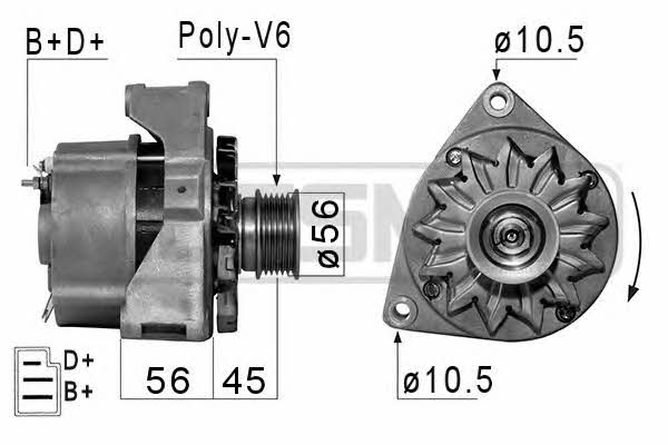 Messmer 210014 Alternator 210014