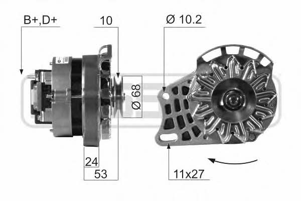 Messmer 210023 Alternator 210023