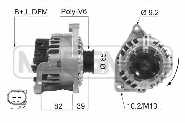 Messmer 210076 Alternator 210076