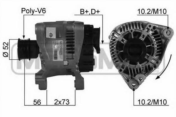 Messmer 210094 Alternator 210094