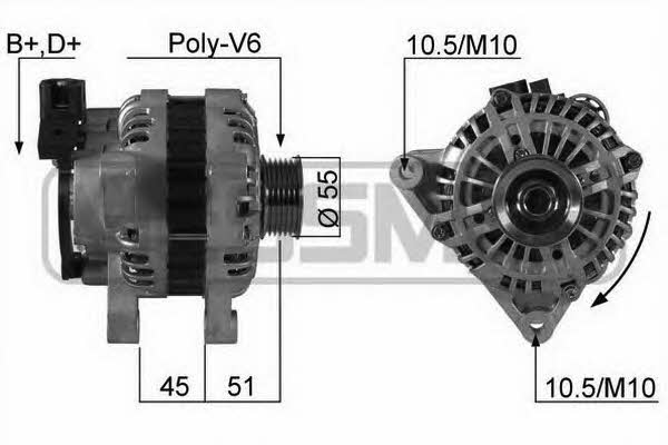 Messmer 210142 Alternator 210142