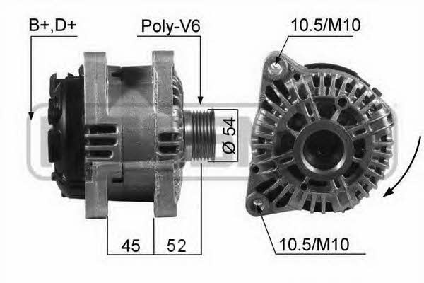 Messmer 210234 Alternator 210234