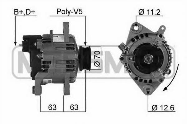 Messmer 210238 Alternator 210238