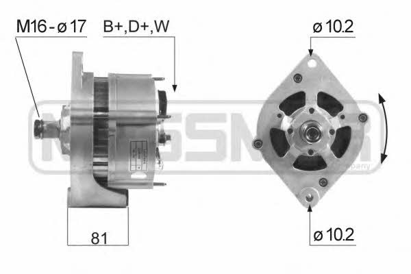 Messmer 210293 Alternator 210293