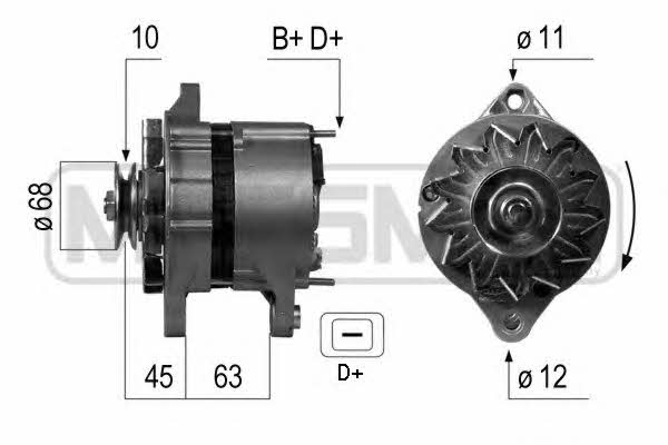 Messmer 210295 Alternator 210295