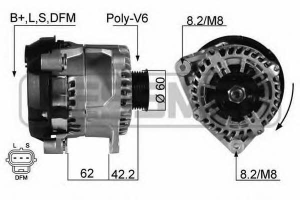 Messmer 210365 Alternator 210365