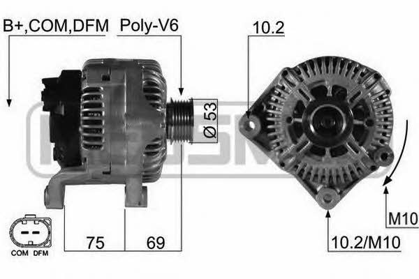 Messmer 210495 Alternator 210495