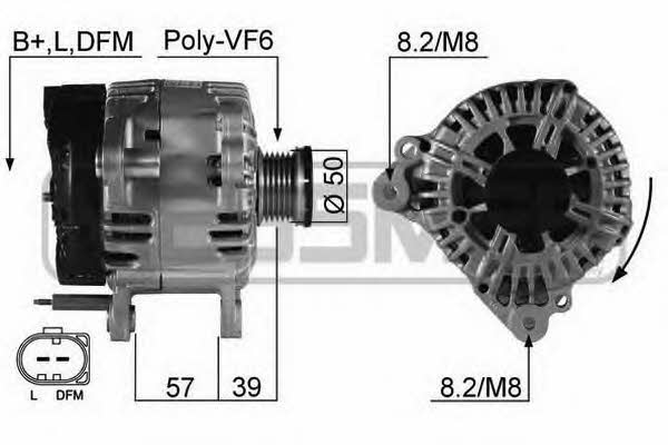 Messmer 210504 Alternator 210504