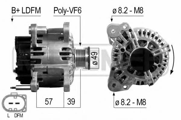 Messmer 210512 Alternator 210512