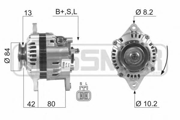 Messmer 210558 Alternator 210558