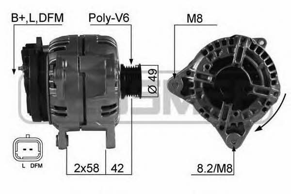 Messmer 210567 Alternator 210567