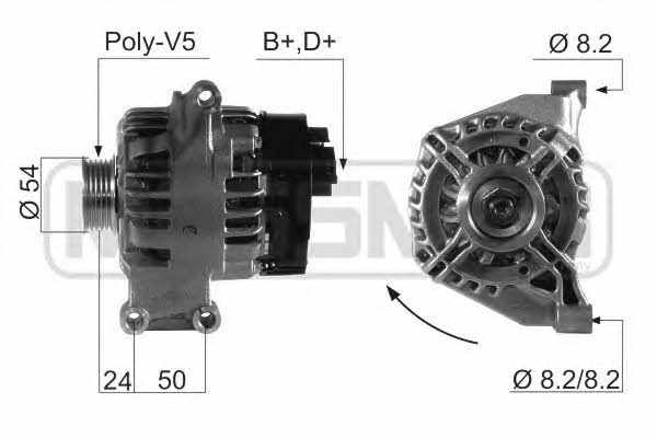 Messmer 210660 Alternator 210660