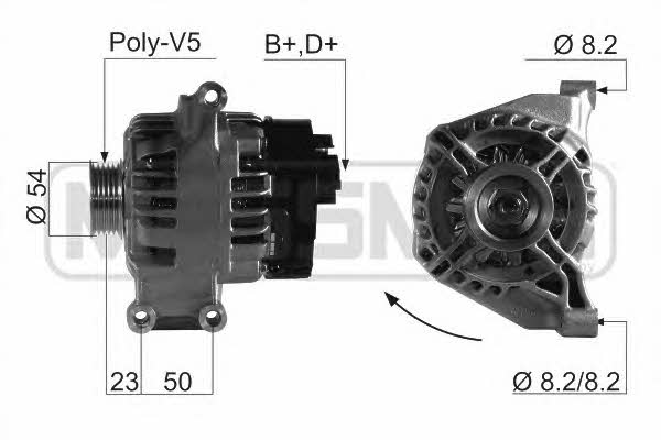 Messmer 210661 Alternator 210661