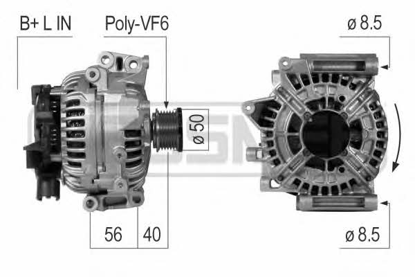 Messmer 210712 Alternator 210712