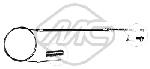 Metalcaucho 80180 Parking brake cable, right 80180