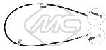 Metalcaucho 82233 Parking brake cable, right 82233