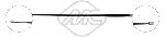 Metalcaucho 80298 Parking brake cable, right 80298