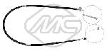 Metalcaucho 83460 Parking brake cable, right 83460