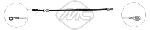 Metalcaucho 83571 Parking brake cable, right 83571