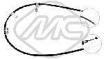 Metalcaucho 81999 Parking brake cable, right 81999