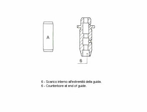 Metelli 01-2174 Valve guide 012174