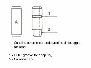 Metelli 01-2773 Valve guide 012773