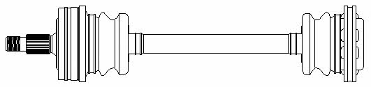 Metelli 17-0376 Drive shaft 170376