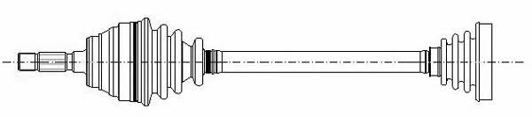 CV axle Seat Arosa: 170434 Metelli Drive shaft