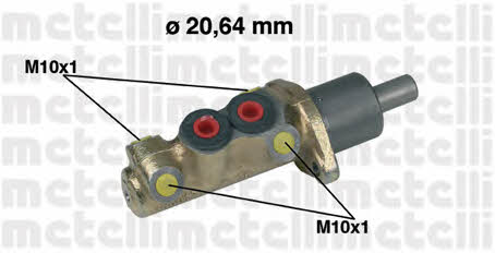 Metelli 05-0039 Brake Master Cylinder 050039