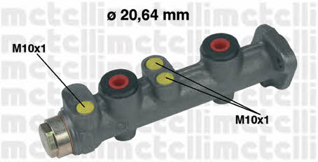 Metelli 05-0066 Brake Master Cylinder 050066