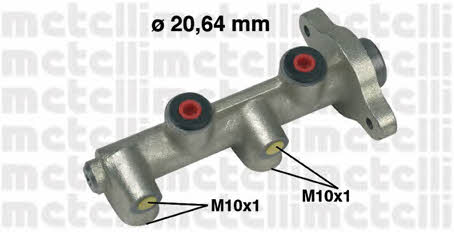 Metelli 05-0118 Brake Master Cylinder 050118
