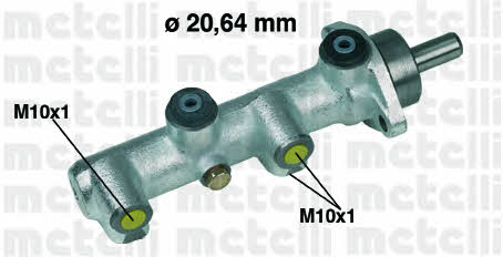 Metelli 05-0129 Brake Master Cylinder 050129