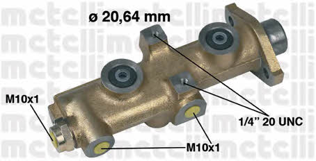 Metelli 05-0133 Brake Master Cylinder 050133
