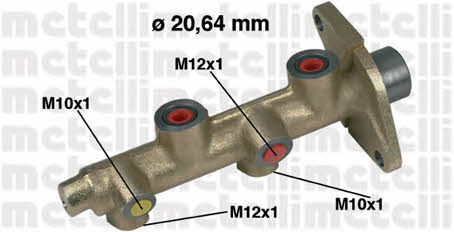 Metelli 05-0135 Brake Master Cylinder 050135