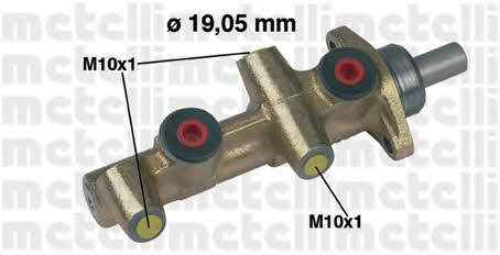 Metelli 05-0138 Brake Master Cylinder 050138