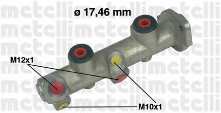 Metelli 05-0143 Brake Master Cylinder 050143
