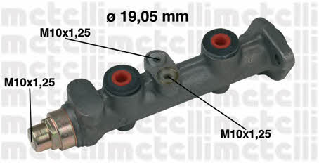 Metelli 05-0158 Brake Master Cylinder 050158