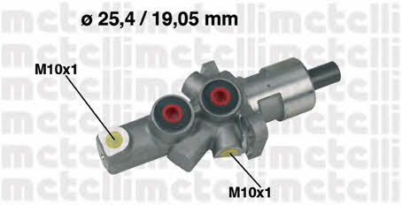 Metelli 05-0176 Brake Master Cylinder 050176